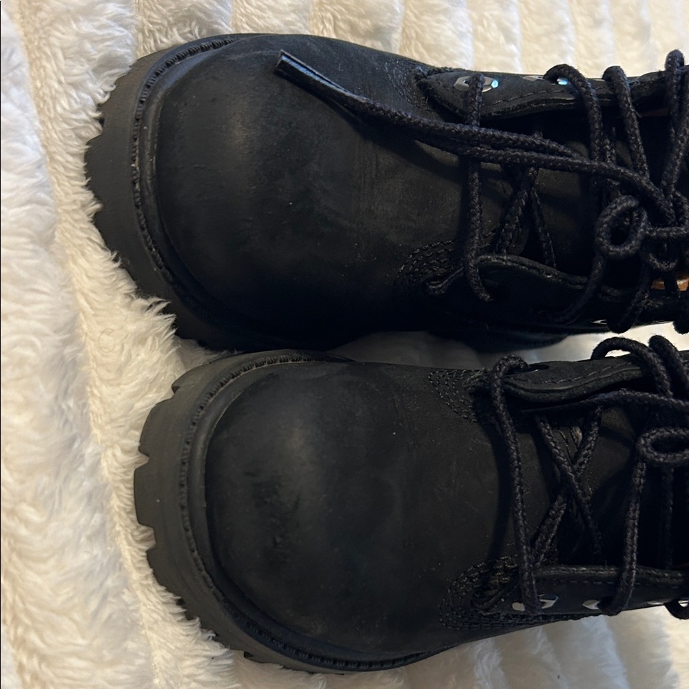 Timberland Black Kids Boots - Picture 5 of 14